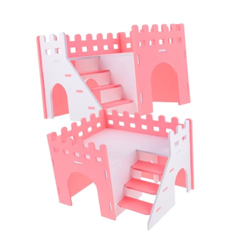 MERRYHAPY 2 stücke Meerschweinchen Versteck Leiter Große Doppel Schicht Hamster Villa Sicher und Spaß für Haustiere MERRYHAPY 2 stücke Meerschweinchen Versteck Leiter Große Doppel Schicht Hamster Villa Sicher und Spaß für Haustiere von MERRYHAPY