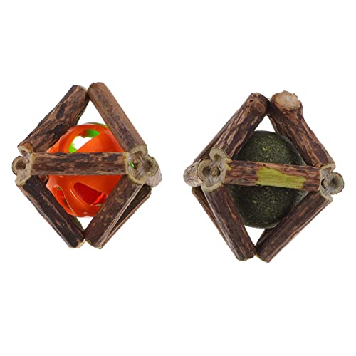 MERRYHAPY 2st Katzenminze Spielzeug Backenzahnkugeln Für Katzen Katzenminzball Zahnspielzeug Für Kätzchen Kauspielzeug Für Haustiere Schleifspielzeug Für Katzen Molarenkugel Polygonum Holz MERRYHAPY 2st Katzenminze Spielzeug Backenzahnkugeln Für Katzen Katzenminzball Zahnspielzeug Für Kätzchen Kauspielzeug Für Haustiere Schleifspielzeug Für Katzen Molarenkugel Polygonum Holz von MERRYHAPY