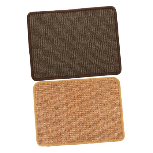 MERRYHAPY 2 stücke Sisal Katzenkratzmatte Katzen Teppich Scratcher Pad Trimmbare Verschleiß-Beständig Boden Scratch Pad für Haustier MERRYHAPY 2 stücke Sisal Katzenkratzmatte Katzen Teppich Scratcher Pad Trimmbare Verschleiß-Beständig Boden Scratch Pad für Haustier von MERRYHAPY
