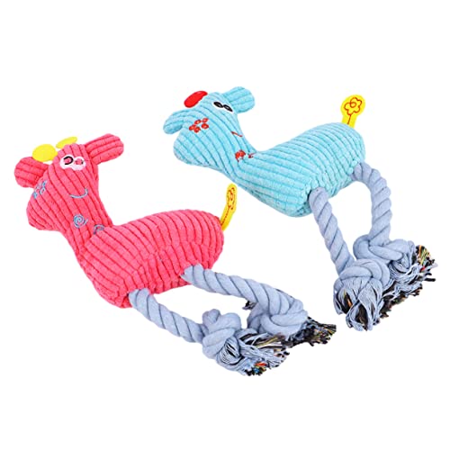 MERRYHAPY 2 stücke Hund Interaktive Spielzeug Quietschende Plüsch Molaren Kauen Spielzeug Beißen Widerstand MERRYHAPY 2 stücke Hund Interaktive Spielzeug Quietschende Plüsch Molaren Kauen Spielzeug Beißen Widerstand von MERRYHAPY