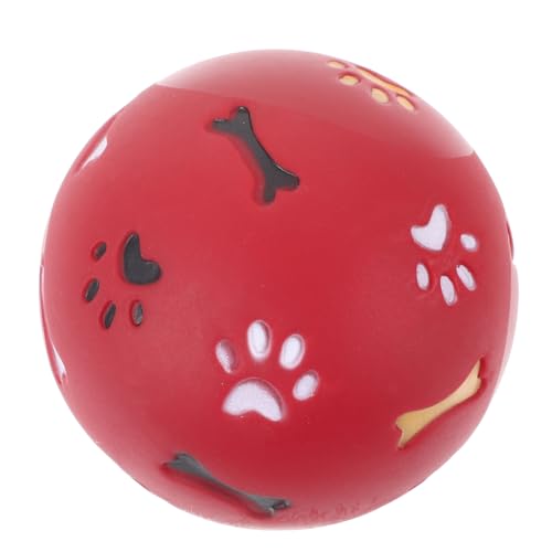 MERRYHAPY 2st Undichtes Lebensmittelspielzeug Leckerli-Ball Für Tiernahrung Interaktives Hundespielzeug Trainingsbedarf Für Haustiere Hundefutterspender Spielzeug Plüsch Tierfutter Rot MERRYHAPY 2st Undichtes Lebensmittelspielzeug Leckerli-Ball Für Tiernahrung Interaktives Hundespielzeug Trainingsbedarf Für Haustiere Hundefutterspender Spielzeug Plüsch Tierfutter Rot von MERRYHAPY