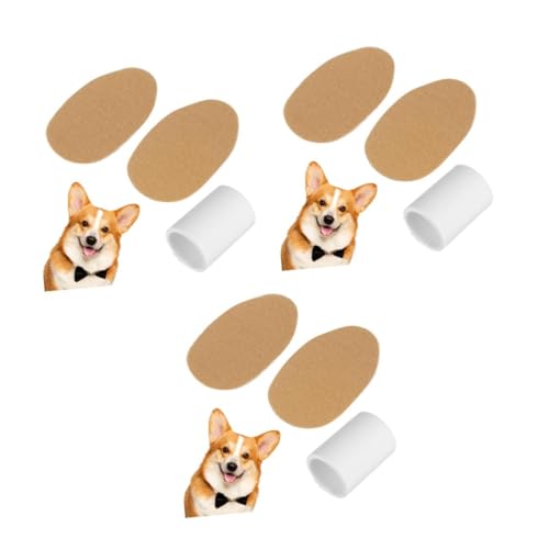 MERRYHAPY Ohrständer 3 Paare Ohraufrichter Für Haustiere Hundeohrpfostenaufkleber Tupfer Ohrenpflege Für Hunde Klebeband Klemmmarkise Werkzeug Zur Unterstützung des Welpenohrs Hundeohrständer Vlies MERRYHAPY Ohrständer 3 Paare Ohraufrichter Für Haustiere Hundeohrpfostenaufkleber Tupfer Ohrenpflege Für Hunde Klebeband Klemmmarkise Werkzeug Zur Unterstützung des Welpenohrs Hundeohrständer Vlies von MERRYHAPY