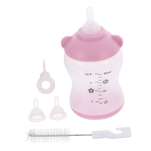 MERRYHAPY 3 Sets Eco Pp Silikon Baby Flasche Welpen Kätzchen Fütterung Schnuller 80ml Flasche MERRYHAPY 3 Sets Eco Pp Silikon Baby Flasche Welpen Kätzchen Fütterung Schnuller 80ml Flasche von MERRYHAPY