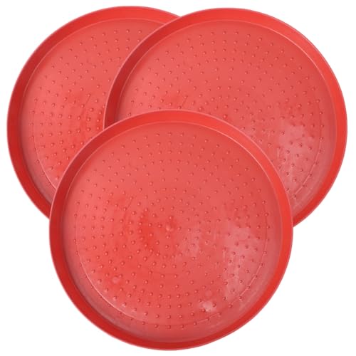 MERRYHAPY 3 Stück Geflügel Futterteller Kunststoff Robust Langlebig Wiederverwendbar für Hühner Küken Tauben Mehrfachfütterung Geeignet Geflügelzubehör für Heim und Gewerblich MERRYHAPY 3 Stück Geflügel Futterteller Kunststoff Robust Langlebig Wiederverwendbar für Hühner Küken Tauben Mehrfachfütterung Geeignet Geflügelzubehör für Heim und Gewerblich von MERRYHAPY