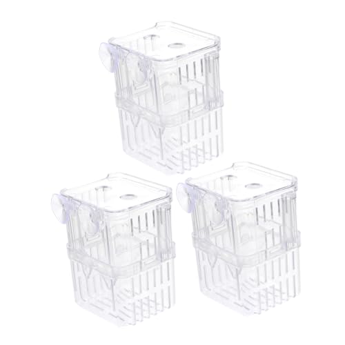 MERRYHAPY 3 Stücke Fischzucht Isolation Box Fischbehälter Schlupfkästen Aquarium Inkubator von MERRYHAPY