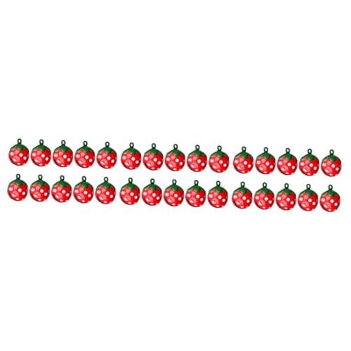 MERRYHAPY 3 Sets Haustierhalsband Erdbeerförmige Glocke Hunde- Und Katzenzubehör Metall Hundehalsbandglocke 10 Stück * 3 von MERRYHAPY