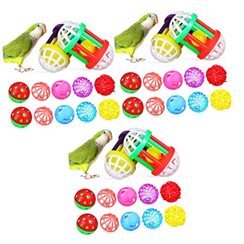 MERRYHAPY 36 STK Vogel Spielzeugball Wellensittichspielzeug Papageienspielzeug Für Große Vögel Nahrungssuche Spielzeug Papagei Rattankugel Futterspielzeug Für Sittiche Ara Rattenball Plastik MERRYHAPY 36 STK Vogel Spielzeugball Wellensittichspielzeug Papageienspielzeug Für Große Vögel Nahrungssuche Spielzeug Papagei Rattankugel Futterspielzeug Für Sittiche Ara Rattenball Plastik von MERRYHAPY