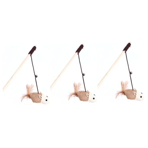 MERRYHAPY 3stücke Katzenangel Mit Glocke Und Interaktives Spielzeug Für Katzen Katzenspielzeug Bewegung Und Spieltrieb Für Aktive Kätzchen MERRYHAPY 3stücke Katzenangel Mit Glocke Und Interaktives Spielzeug Für Katzen Katzenspielzeug Bewegung Und Spieltrieb Für Aktive Kätzchen von MERRYHAPY