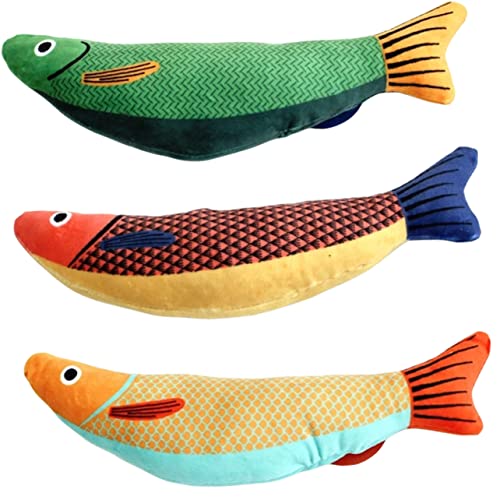 MERRYHAPY Cartoon-Fisch-Spielzeug Für Kätzchen Katzen Haustier-Spielzeug Selbstunterhaltendes Indoor-Spielzeug MERRYHAPY Cartoon-Fisch-Spielzeug Für Kätzchen Katzen Haustier-Spielzeug Selbstunterhaltendes Indoor-Spielzeug von MERRYHAPY
