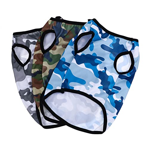 MERRYHAPY Hundeweste in Camouflage Sommerbekleidung Für Haustiere Atmungsaktiv Und Waschbar Für Welpen Und Große Hunde MERRYHAPY Hundeweste in Camouflage Sommerbekleidung Für Haustiere Atmungsaktiv Und Waschbar Für Welpen Und Große Hunde von MERRYHAPY