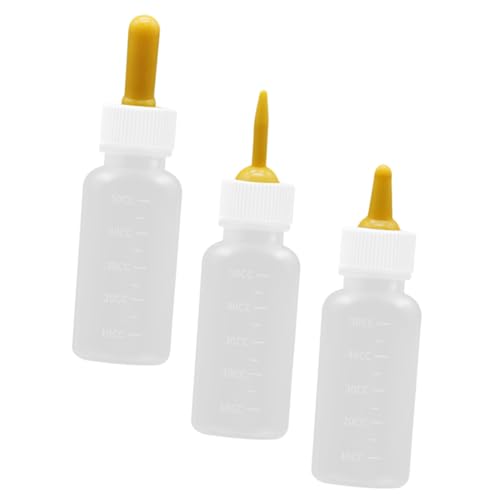MERRYHAPY Robustes Silikon-flaschenset Für Haustiere 3-teiliges Set Für Welpen Und Kätzchen Aufnahmekontrolle Und Einfache Reinigung von MERRYHAPY