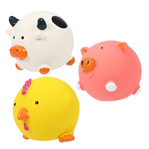 MERRYHAPY 3er Set Quietschende Latex Welpenspielzeuge Lustige Interaktive Tiersets Für Hunde Ideal Für Spiel Und Beschäftigung Strapazierfähiges Material Fördert Das Spielen Und Die MERRYHAPY 3er Set Quietschende Latex Welpenspielzeuge Lustige Interaktive Tiersets Für Hunde Ideal Für Spiel Und Beschäftigung Strapazierfähiges Material Fördert Das Spielen Und Die von MERRYHAPY