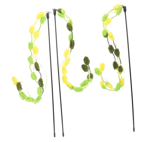 MERRYHAPY Lustiges Teasing Sticks Katzenspielzeug Interaktives Katzenspielzeug Tassel Teazys Für Das Spielen Drinnen Und Draußen MERRYHAPY Lustiges Teasing Sticks Katzenspielzeug Interaktives Katzenspielzeug Tassel Teazys Für Das Spielen Drinnen Und Draußen von MERRYHAPY
