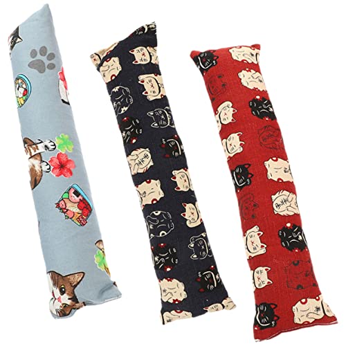 MERRYHAPY Katzenminzen-Kissenspielzeug 3er-Pack lustiges Katzenkissen Katzenminze interaktives Kätzchenspielzeug für Bewegung und Spiel MERRYHAPY Katzenminzen-Kissenspielzeug 3er-Pack lustiges Katzenkissen Katzenminze interaktives Kätzchenspielzeug für Bewegung und Spiel von MERRYHAPY
