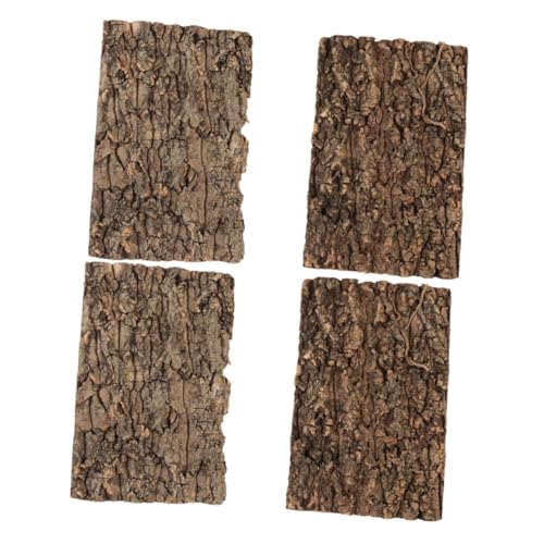 MERRYHAPY 4 Stück Champagnerrinde Terrarium Rückwand Teilig Reptilien Kletterdekor Natürliches Bark Tank Background für Gecko und Terrarien Gestaltung MERRYHAPY 4 Stück Champagnerrinde Terrarium Rückwand Teilig Reptilien Kletterdekor Natürliches Bark Tank Background für Gecko und Terrarien Gestaltung von MERRYHAPY