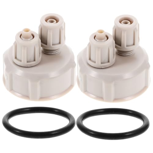 MERRYHAPY 2sets Aquarium Co2 Diffusor Generator Werkzeug Flasche Kappe Fisch Tank Live Pflanzen Wachstum 2 Stücke * 2 von MERRYHAPY