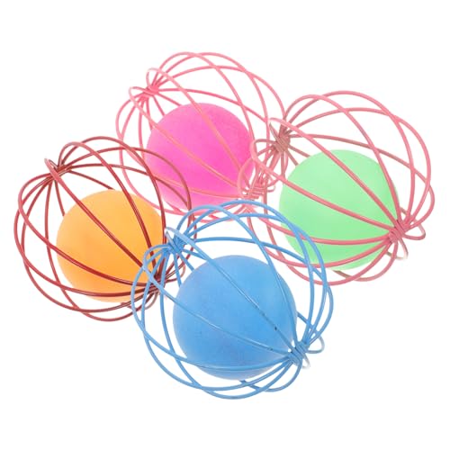 MERRYHAPY 4stücke Interaktives Katzenspielzeug Katzenballspielzeug Für Kleine Katzen Wiederverwendbare Bälle Für Katzen Indoor Katzenspielzeug Zufällige Farbe von MERRYHAPY