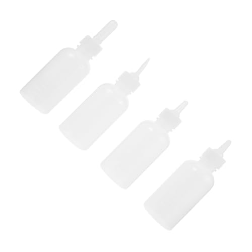 MERRYHAPY Haustier-Katzen-Flaschen-Set 4-TLG. Kätzchen-Stillflaschen für Neugeborene Welpen und Kätzchen von MERRYHAPY