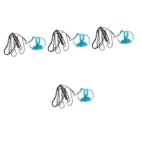 MERRYHAPY 4 Stück Papagei Fliegendes Seil Vogelflugkleidung Vogelflug-trainingsseil Vogel-wanderseil Verstellbares Papageiengeschirr Wellensittich-Geschirr Vogelleine Metallknopf Sky-Blue MERRYHAPY 4 Stück Papagei Fliegendes Seil Vogelflugkleidung Vogelflug-trainingsseil Vogel-wanderseil Verstellbares Papageiengeschirr Wellensittich-Geschirr Vogelleine Metallknopf Sky-Blue von MERRYHAPY
