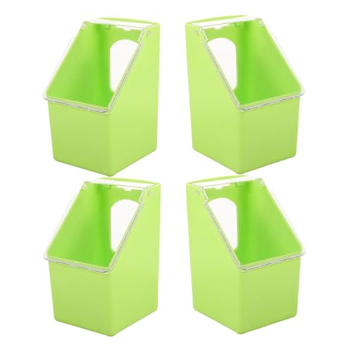 MERRYHAPY 4 Stück Tauben Futterbox Kaninchen Wassernapf Papageien Wasserkäfig Schalen Vogel Futterbecher Papageien Futterbecher Sittich Futterspender Vogelkäfig Zubehör Kolibri MERRYHAPY 4 Stück Tauben Futterbox Kaninchen Wassernapf Papageien Wasserkäfig Schalen Vogel Futterbecher Papageien Futterbecher Sittich Futterspender Vogelkäfig Zubehör Kolibri von MERRYHAPY