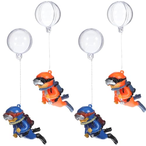 MERRYHAPY Aquarium-Dekoration 4 Stück realistisches schwimmendes Taucher-Ornament künstliche Taucher-Ornamente lebendige Farben Aquarium-Zubehör MERRYHAPY Aquarium-Dekoration 4 Stück realistisches schwimmendes Taucher-Ornament künstliche Taucher-Ornamente lebendige Farben Aquarium-Zubehör von MERRYHAPY