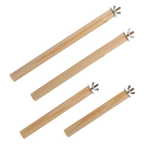 MERRYHAPY Papageienständer für Vögel 4 Stück Papageien-Beißspielzeug Papageien-Sitzstangen für den Käfig Holzstangen Vögel Papageien-Sticks Aktivitätsstange MERRYHAPY Papageienständer für Vögel 4 Stück Papageien-Beißspielzeug Papageien-Sitzstangen für den Käfig Holzstangen Vögel Papageien-Sticks Aktivitätsstange von MERRYHAPY