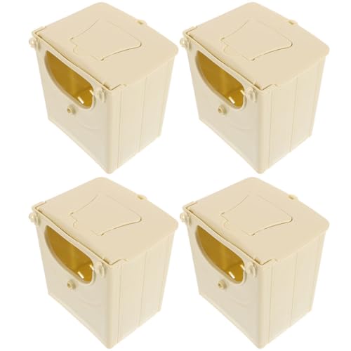 MERRYHAPY 4 Stück Vogelkäfig-aufzuchtbox, Kunststoff, Vogelnisthaus, Finken-nistkästen, Wellensittich-inkubationsbox, Vogel-inkubationskoffer Für Die Vogelzucht Als Haustier von MERRYHAPY