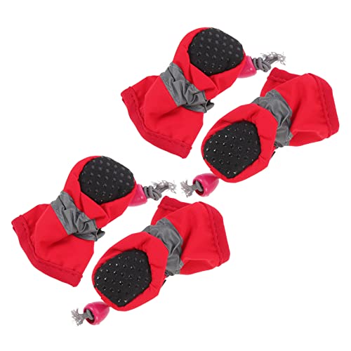 MERRYHAPY Schuhe Für Hundepfoten 4 Stück Hunde Für Hunde Sohle MERRYHAPY Schuhe Für Hundepfoten 4 Stück Hunde Für Hunde Sohle von MERRYHAPY