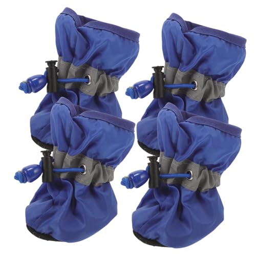 MERRYHAPY 4 Stück wasserdichte Hundeschuhe für Kleine bis Mittelgroße Hunde XXXL Blau für Outdoor Aktivitäten Schutz vor Rauen Oberflächen und Bequemes Tragen MERRYHAPY 4 Stück wasserdichte Hundeschuhe für Kleine bis Mittelgroße Hunde XXXL Blau für Outdoor Aktivitäten Schutz vor Rauen Oberflächen und Bequemes Tragen von MERRYHAPY