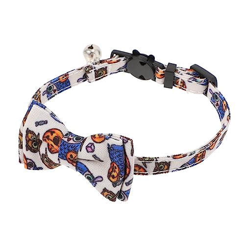 MERRYHAPY 4 Stücke Adorable Cat Collar Halloween Gruselige Stil Katze Kragen Haustierversorgung von MERRYHAPY