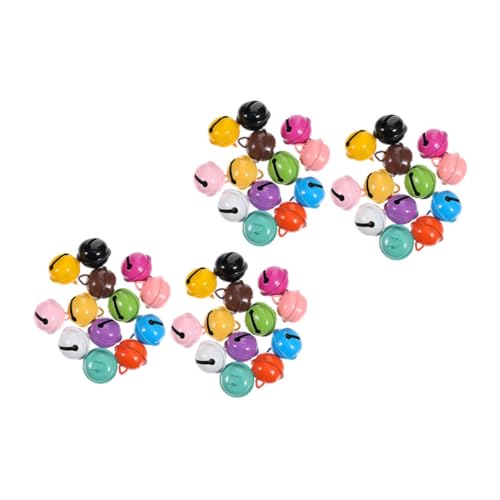 MERRYHAPY 40 Stück Bunte Glocken weihnchtsdeko hundeglocke hundegebell katzenklingel bar Dekoration Hundezubehör für Welpen kleines hundezubehör zarte Katzenglocken Heimtierbedarf Eisen von MERRYHAPY