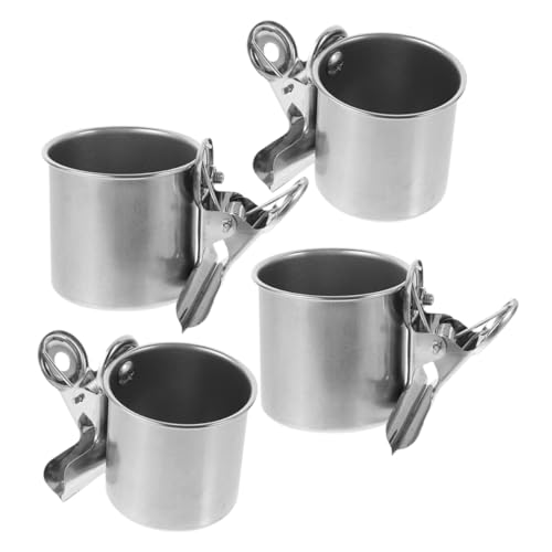MERRYHAPY 4Stücke Vogelfutterspender für Papageien Futter und Wassernäpfe für Kleine Vögel für Käfige mit Praktischem Clip Design zu Reinigen und Langlebig MERRYHAPY 4Stücke Vogelfutterspender für Papageien Futter und Wassernäpfe für Kleine Vögel für Käfige mit Praktischem Clip Design zu Reinigen und Langlebig von MERRYHAPY