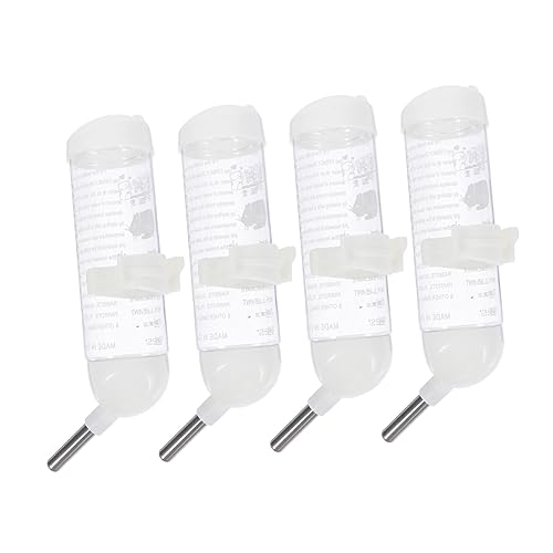 MERRYHAPY 4er Set 125ml Haustier Wasserflasche Auslaufsicherer Trinkspender Für Hamsterkäfige Praktischer Wasserspender Für Kleintiere Ideal Als Futter Und Wasserspender MERRYHAPY 4er Set 125ml Haustier Wasserflasche Auslaufsicherer Trinkspender Für Hamsterkäfige Praktischer Wasserspender Für Kleintiere Ideal Als Futter Und Wasserspender von MERRYHAPY