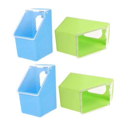 MERRYHAPY 4stücke Käfig Futterspender Für Vögel Multifunktionale Hängende Futterschalen Aus Strapazierfähigem Für Tauben Wachteln Und Andere Kleintiere von MERRYHAPY