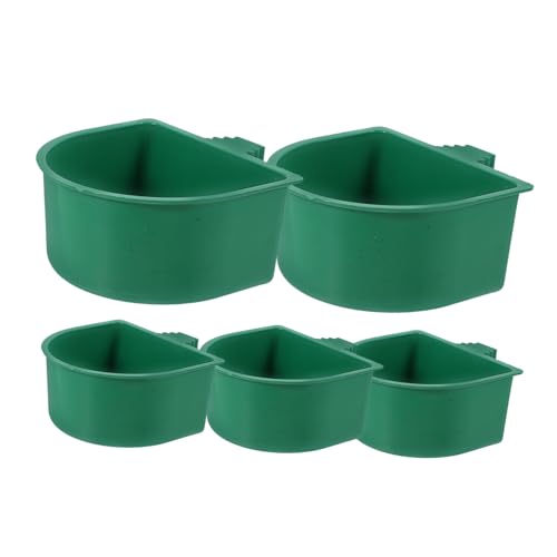 MERRYHAPY 5 Stück Teiliges Hängender Vogelfutterspender Wasserdichter Futterbecher für Papageien und Nymphensittiche Langlebige Futterbox für Verschiedene Vogelarten Installieren für MERRYHAPY 5 Stück Teiliges Hängender Vogelfutterspender Wasserdichter Futterbecher für Papageien und Nymphensittiche Langlebige Futterbox für Verschiedene Vogelarten Installieren für von MERRYHAPY