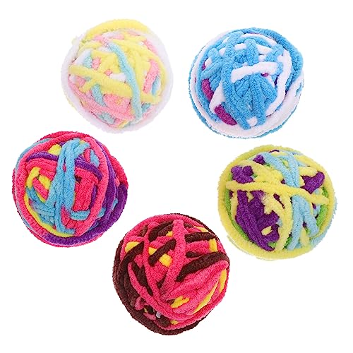 MERRYHAPY 5stücke Teiliges Katzen-Spielzeug Plüsch Und Glocken Lustige Katzenangel Mit Bunten Wollbällen Für Interaktives Spielen Und Bewegung Für Katzenfreunde MERRYHAPY 5stücke Teiliges Katzen-Spielzeug Plüsch Und Glocken Lustige Katzenangel Mit Bunten Wollbällen Für Interaktives Spielen Und Bewegung Für Katzenfreunde von MERRYHAPY