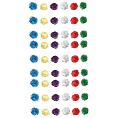 MERRYHAPY 54stücke Glitzer Bälle Für Katzen Katzen Spielzeug Aus Buntem Tinsel Fördert Spiel Und Interaktion Zur Beschäftigung Und Verringerung Von Langeweile MERRYHAPY 54stücke Glitzer Bälle Für Katzen Katzen Spielzeug Aus Buntem Tinsel Fördert Spiel Und Interaktion Zur Beschäftigung Und Verringerung Von Langeweile von MERRYHAPY