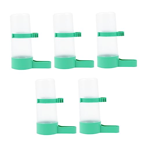 MERRYHAPY 5Stücke Automatischer Vogeltrinker mit Sprinkler Wasserspender für Mittlere für Käfige Wände von MERRYHAPY