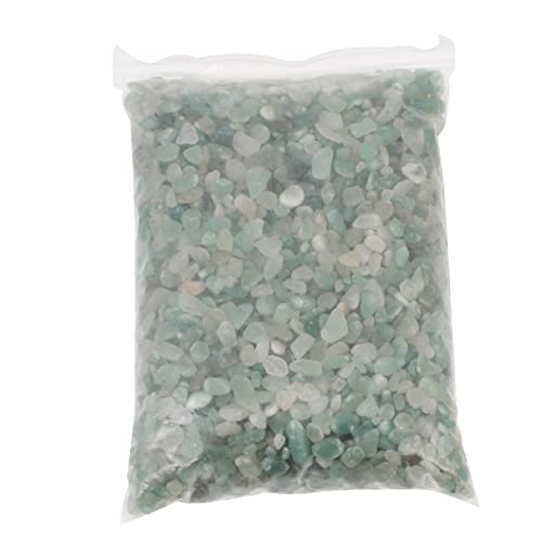 MERRYHAPY 6 Packungen Grüner Kies Füllsteine ​​aus Glas Polierte Kieselsteine ​​für Aquarien Gemischte Steine Aquarium Dekorationen Kiesel Aquarienkies Natürlich Zubehör Für Aquarien von MERRYHAPY