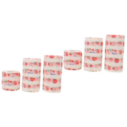 MERRYHAPY 6 Rollen Anti-Schmutz-Verband für Hunde Hundewickel praktisches Haustierband Haustier Verband Haustier Wickelverband Klebeband Beinbandagen für Pferde Haustierzubehör Vlies von MERRYHAPY