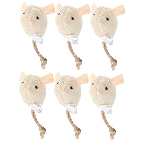 MERRYHAPY 6 STK Katze Teaser Plüschtiere Katzenspielzeug Interaktives Katzenspielzeug Katzen-Mäuse-Spielzeug Kinderspielzeug interaktives Spielzeug Kitten Spielzeug Mäuse Spielzeug MERRYHAPY 6 STK Katze Teaser Plüschtiere Katzenspielzeug Interaktives Katzenspielzeug Katzen-Mäuse-Spielzeug Kinderspielzeug interaktives Spielzeug Kitten Spielzeug Mäuse Spielzeug von MERRYHAPY