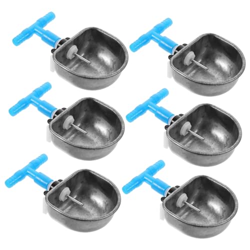 MERRYHAPY 6 Stück Automatische Tränkschalen für Kaninchen aus Edelstahl Hängender Trinknapf für Kleintiere Auslaufsicherer Wasserspender Einfach zu Montieren und Reinigen für Hasenställe MERRYHAPY 6 Stück Automatische Tränkschalen für Kaninchen aus Edelstahl Hängender Trinknapf für Kleintiere Auslaufsicherer Wasserspender Einfach zu Montieren und Reinigen für Hasenställe von MERRYHAPY