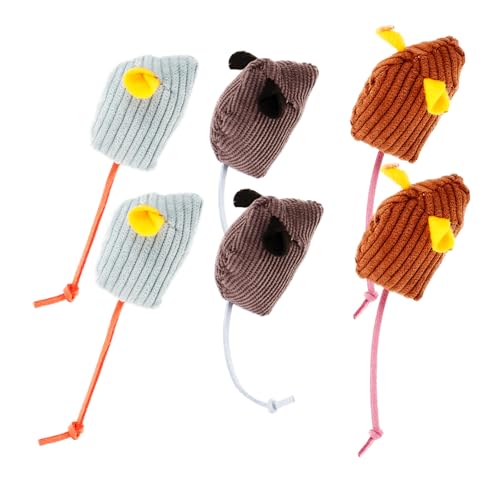 MERRYHAPY 6 Stück Katzenspielzeugmäuse Für Katzen Lustiges Kätzchenspielzeug Kompaktes Leckerli Spielzeug Interessantes Mausspielzeug Katzenspielzeug Spielspielzeug Haustierspielzeug MERRYHAPY 6 Stück Katzenspielzeugmäuse Für Katzen Lustiges Kätzchenspielzeug Kompaktes Leckerli Spielzeug Interessantes Mausspielzeug Katzenspielzeug Spielspielzeug Haustierspielzeug von MERRYHAPY