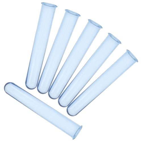 MERRYHAPY 6 Stück Klare Reagenzglas Vasen für Hydroponische Pflanzen Dekovase für Tischdeko Blumenarrangements und Pflanzenpflege Minimalistische Ästhetik für Home Office und Wohnräume von MERRYHAPY