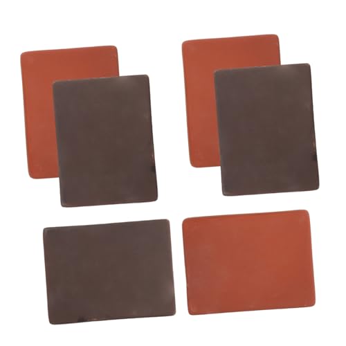 MERRYHAPY 6 Stück Teiliges Handgefertigte Tonziegel Langlebige Halbwassrige Schildkrötenziegel mit Glatter Oberfläche für Terrarien Sonnenplattform und Natürliche von MERRYHAPY