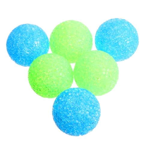 MERRYHAPY 6 Stück Teiliges Katzenspielzeug Bunte Klingelbälle Interaktive Katzen Kätzchen spielbälle mit Glöckchen Fördert Bewegung und Jagdinstinkt für Aktives Zufällige Zufällige Farbe von MERRYHAPY