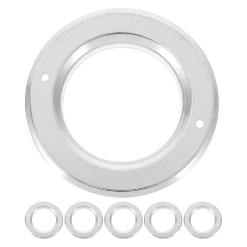MERRYHAPY 6 Stück Teiliges Parrot Nest Hole Protectors aus Aluminium Antibiss Metallring Wiederverwendbar Schutz für Vogelhauslöcher Vogelbrutkasten Zubehör für Papageien und Wildvögel von MERRYHAPY