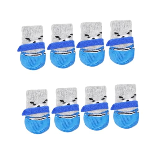 MERRYHAPY 2 Sets Süße Cartoon-hundesocken Keine Haustiersocken Für Welpen Und Katzen Größe L Halten Die Pfoten Sauber Und Warm 4 Stück X 2 von MERRYHAPY