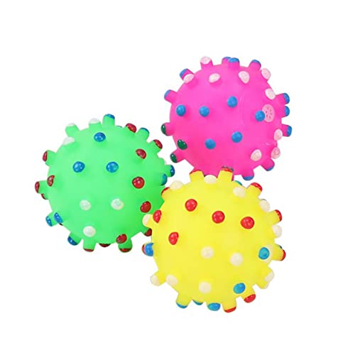 MERRYHAPY 8stücke Teiliges Hundespielzeug Lustiger Geräuschmachender Ball Für Hunde Interaktives Lernspielzeug Aus Sicherem Zum Kauen Und Spielen Zufällige Farben MERRYHAPY 8stücke Teiliges Hundespielzeug Lustiger Geräuschmachender Ball Für Hunde Interaktives Lernspielzeug Aus Sicherem Zum Kauen Und Spielen Zufällige Farben von MERRYHAPY