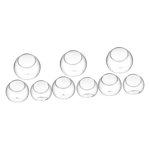 MERRYHAPY 9 STK Glasvase Luftpflanzenvase Anlage klarer Teelichthalter Terrarienglas Liter bürodeko büro Dekoration ziernieten Office Decoration Pflanzenbehälter Luftpflanzenterrarium rund MERRYHAPY 9 STK Glasvase Luftpflanzenvase Anlage klarer Teelichthalter Terrarienglas Liter bürodeko büro Dekoration ziernieten Office Decoration Pflanzenbehälter Luftpflanzenterrarium rund von MERRYHAPY